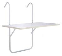 Spetebo - Tavoli da Balcone, Tavolino pieghevole da ringhiera, dimensioni: 60 x 40 cm