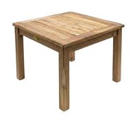 Spetebo Tavolino da giardino in legno di teak massiccio, 50 cm