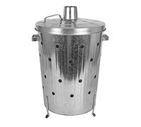 Spetebo Verbrennungstonne 75l Zincato - Canna Fuoco Braciere Verbrenner Forno da Terrazzo