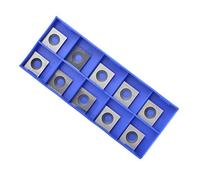 SpeTool 10 pezzi 10,5 mm x 10,5 mm x 2,2 mm Sostituzione dell'inserto in metallo duro per inserto della fresa