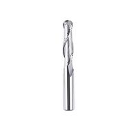 SpeTool Fresa con punta a sfera 6mm Diametro di taglio 6mm Gambo 24mm Lunghezza di taglio Doppio flauto Fresa in metallo duro integrale per incisione su intaglio per la lavorazione del legno fai da te