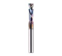 SpeTool Fresa elicoidale per scanalatura da 6 mm, codolo a compressione, 22 mm, lunghezza di taglio Up&Down VHM, fresa per fresa superiore CNC, fresa a fori lunghi