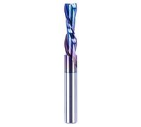 SpeTool Frese per Legno Gambo 8mm Fresa Elicoidale Lunghezza di Taglio 32mm Frese a Spirale Downcut CNC Fresa per Canali Scanalatura 2 taglienti HRC55 Rivestimento TAC Taglio del Legno
