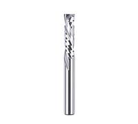 SpeTool Frese per Legno Gambo 8mm Frese a Spirale Fresa Elicoidale Compressione Lunghezza di Taglio 32mm HRC55 Fresa per Canali Scanalatura Up&Down CNC in Metallo duro per Molatura Incisione su Legno