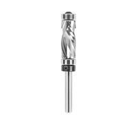 SpeTool Punta per router a spirale con gambo da 1/4 di pollice Doppio cuscinetto 1/2 pollice Diametro di taglio Punta a compressione in carburo Cuscinetto superiore e inferiore Punta per taglio a filo