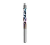 SpeTool Up&Down Fresa a Copiare 6 mm di Diametro dell'Attacco Compressione Spirale Fresa per Rifilare 28 mm di Lunghezza di Taglio Scanalata a SPE-X Rivestimento Fresa per Legno con Doppio Cuscinetto