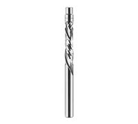 SpeTool Up&Down Fresa a Copiare 6 mm di Diametro dell'Attacco Fresa Spirale per Rifilare in Metallo Duro Compressione 28 mm di Lunghezza di Taglio Scanalata a Fresa per Legno con Doppio Cuscinetto