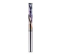 SpeTool Up&Down - Punta a compressione da 1/4", gambo da 1-1/4", lunghezza di taglio da 3 pollici, OVL, fresa a spirale in carburo con rivestimento SPE-X extra lunga durata per intaglio del legno
