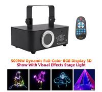 Spettacolo 3D Display RGB Dinamico A Colori 500MW Con Luci Palcoscenico Y1