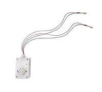 Spettacolo di fantasma attivato dalla voce, 6,5 x 6 x 3 cm, strumento spaventoso per Halloween, con luce a LED a batteria, scherzo per casa infestata, decorazione per spettacoli teatrali