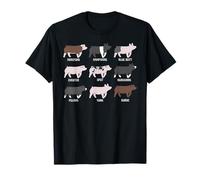 Spettacolo di razza di maiale Show di maiale Show Stock Show Girl Pig Show Mama Maglietta