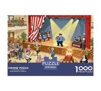 Spettacolo di talenti per case di riposo Puzzle in Legno Impermeabile DIY Puzzles Da 1000 Pezzi Per Adulti Divertenti Giochi Di Impegnativi