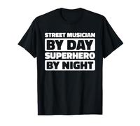 Spettacolo Musica - Talento Musicista Di Strada Maglietta