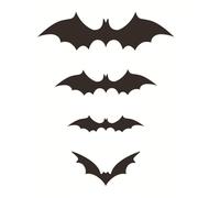Spettacolo Spectacle 3D Bat Adesions - Kit di decorazione di Halloween per la creazione di illusioni di casa stregate 48 pcs with luminous stickers