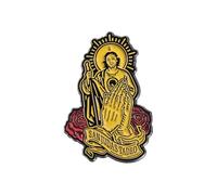 Spettame Metallo Artistico Alla Religioso Religioso Per Pettorale Dettagliato Con La Chiesa Incisa Chiesa Accessori Spirituali