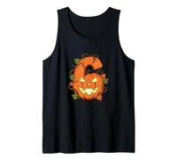 Spettrale 6-7 Pumpkin Faces Coppia Abbigliamento Halloween Canotta
