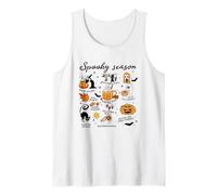 Spettrale Autunno Zucca Fantasma Accogliente Halloween Vibes Canotta