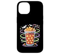Spettrale bevanda popcorn - Halloween Snack Design Custodia per iPhone 14