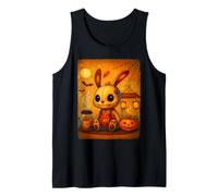 Spettrale Carino Halloween Bunny Kawaii Creepy Accogliente Coniglio Cafe Canotta