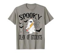 Spettrale Decano degli Studenti Scuola di Halloween Maglietta
