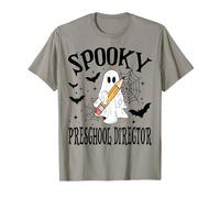 Spettrale Direttore Prescolare Scuola di Halloween Maglietta