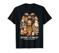 Spettrale Dolce Halloween Candy Treats Design Maglietta