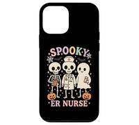Spettrale ER infermiera Halloween scheletro fantasma personale medico RN Custodia per iPhone 12 mini