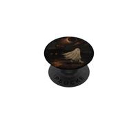Spettrale Fantasma Skateboarding Eclipse Hotel Halloween PopSockets PopGrip Adesivo