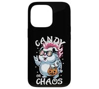 Spettrale Guinea Pig Punk Rocker Candy o Chaos Halloween Custodia per iPhone 13 Pro