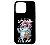 Spettrale Guinea Pig Punk Rocker Candy o Chaos Halloween Custodia per iPhone 15 Pro Max