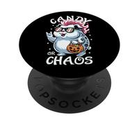 Spettrale Guinea Pig Punk Rocker Candy o Chaos Halloween PopSockets PopGrip Adesivo