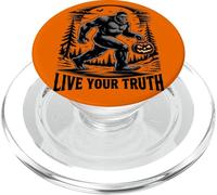 Spettrale Halloween Bigfoot Vivi la tua verità Inspiring Cryptid PopSockets PopGrip per MagSafe