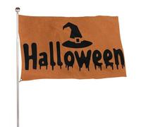 Spettrale Halloween Cappello Strega Bandiera 3x5 Ft Esterna Giardino Bandiere Banner Decorazione Per Cortile Portico Prato Fattoria