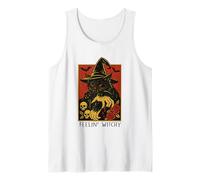 Spettrale Halloween Cat Witch Blood Roses Canotta