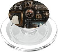 Spettrale Halloween Frames Skeleton Ghost Bat Jack O Lanterna PopSockets PopGrip per MagSafe