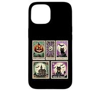 Spettrale Halloween Icone Zucche Fantasmi Scheletro Pipistrelli Arte Custodia per iPhone 15