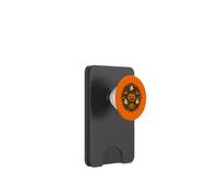 Spettrale Halloween Mandala Art con fantasmi pipistrelli zucche PopSockets PopWallet per MagSafe