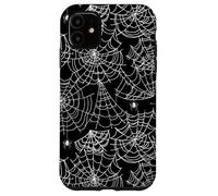 Spettrale Halloween Ragnatela Pattern Dark Academia Custodia per iPhone 11