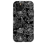 Spettrale Halloween Ragnatela Pattern Dark Academia Custodia per iPhone 11 Pro