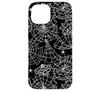 Spettrale Halloween Ragnatela Pattern Dark Academia Custodia per iPhone 15