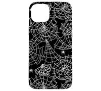 Spettrale Halloween Ragnatela Pattern Dark Academia Custodia per iPhone 15 Plus