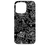 Spettrale Halloween Ragnatela Pattern Dark Academia Custodia per iPhone 15 Pro Max