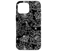 Spettrale Halloween Ragnatela Pattern Dark Academia Custodia per iPhone 16 Pro Max