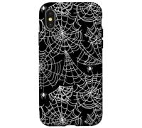 Spettrale Halloween Ragnatela Pattern Dark Academia Custodia per iPhone X/XS