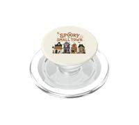 Spettrale in una piccola città fantasmi di Halloween case infestate PopSockets PopGrip per MagSafe