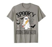 Spettrale Istruttivo Tecnologia Facilitatore Scuola di Halloween Maglietta
