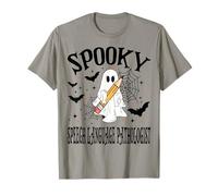 Spettrale linguaggio linguaggio patologo Scuola di Halloween Maglietta