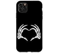 Spettrale scheletro mani cuore - Creepy Gothic Love Halloween Custodia per iPhone 11 Pro Max