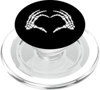 Spettrale scheletro mani cuore - Creepy Gothic Love Halloween PopSockets PopGrip per MagSafe