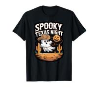 Spettrale Texas Night Ghost Cowboy Tema Halloween Maglietta